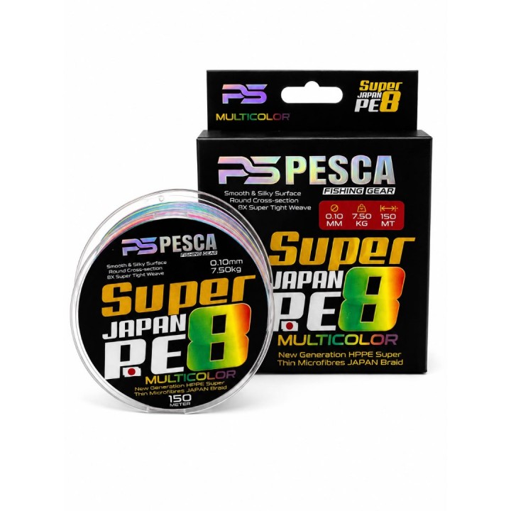 PESCA JAPON 150 MT MULTİCOLOR İP