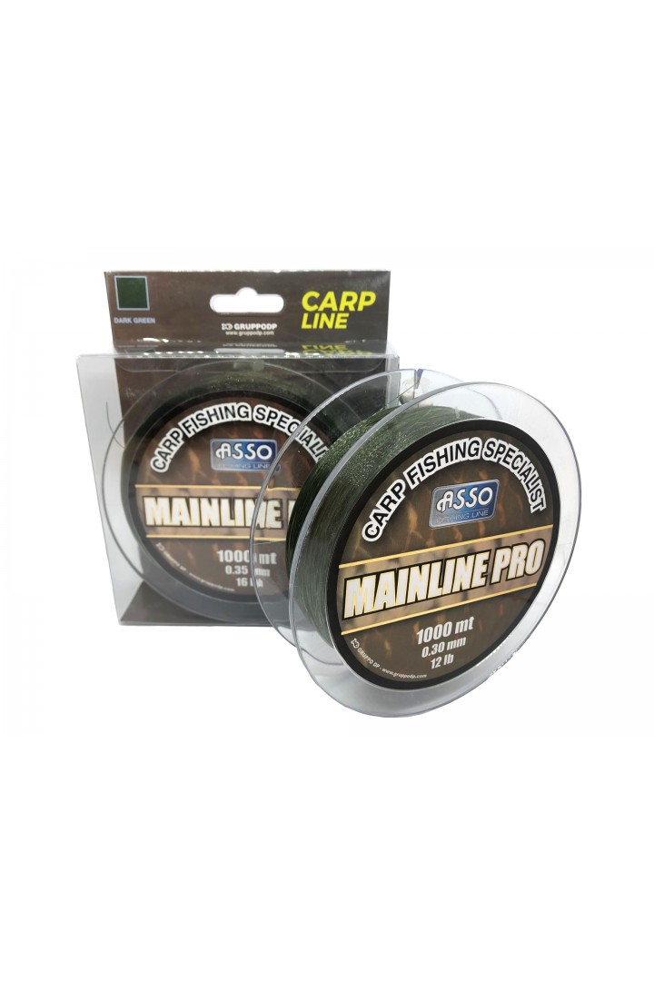 Asso Mainline Pro Special Carp Fishing Line 1.000mt Dark Green
