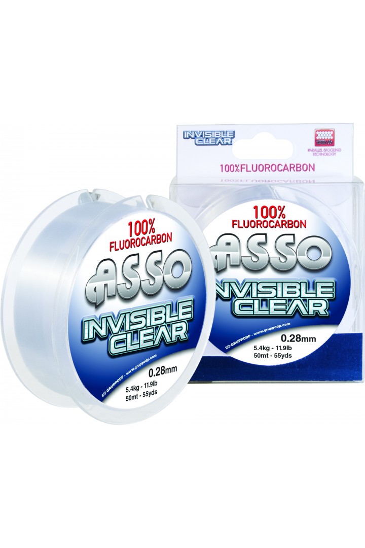 Asso Invisible Clear Paralel %100 Fluoro Carbon Misina 50mt
