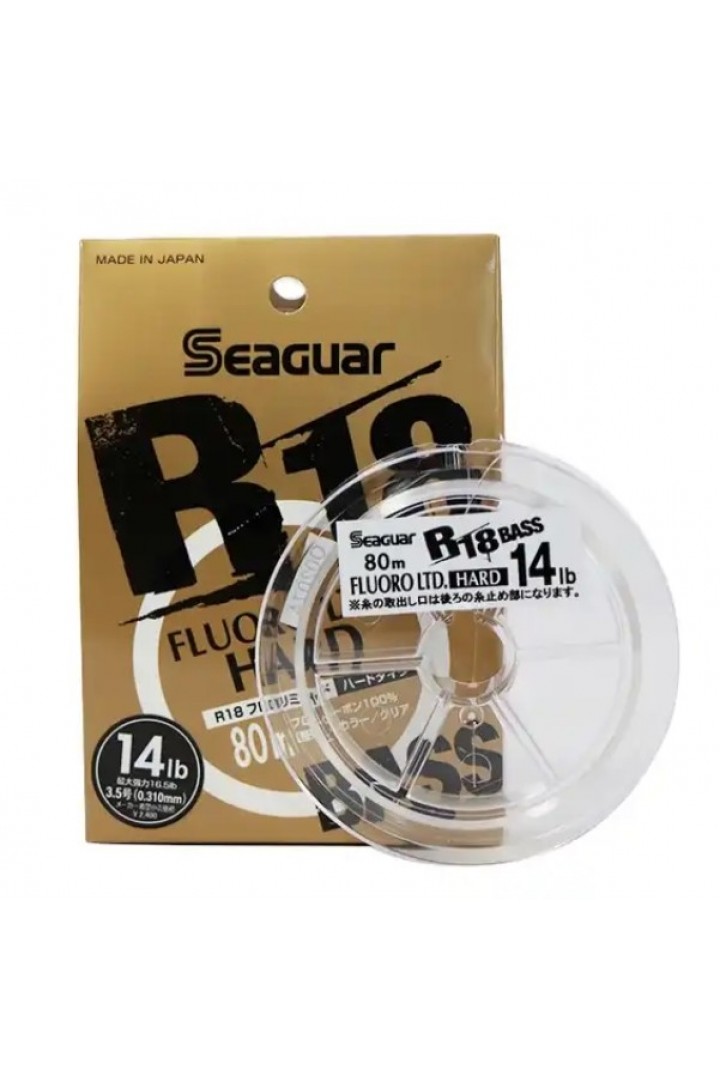 Seaguar R18 Fluoro LTD Hard Bass %100 Fluoro Carbon Misina 80mt
