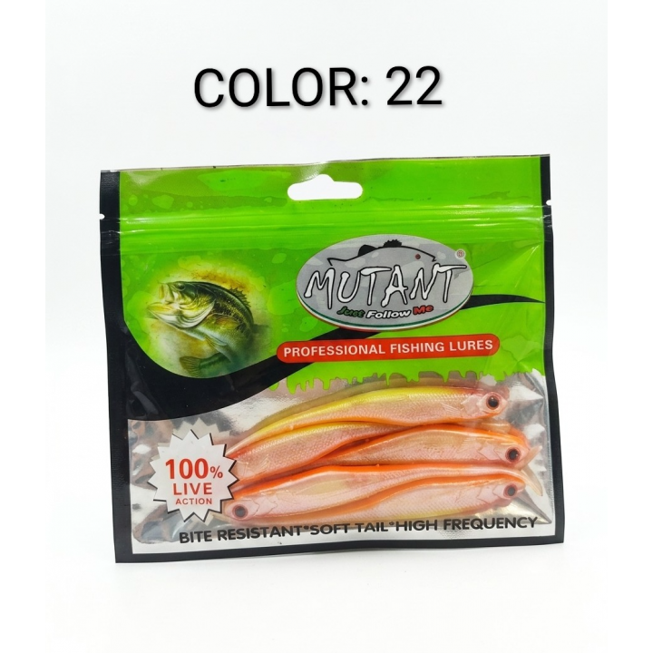 Mutant 3520 Twix Çatalkuyruk 12cm 8gr 5li paket Silikon Yem