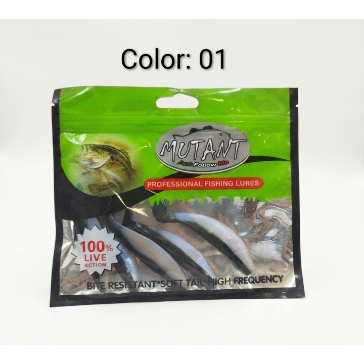 Mutant 3505 soft shad 7.8cm 5gr 5li paket