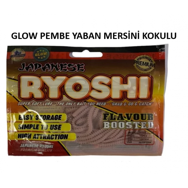 Japanese Ryoshi 12cm - Isome Etkili Kokulu LRF Silikonu 