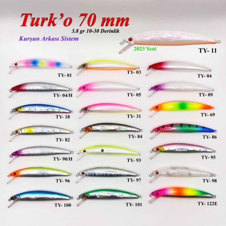 Turko 70mm 3.8gr Turko 70mm 3.8gr