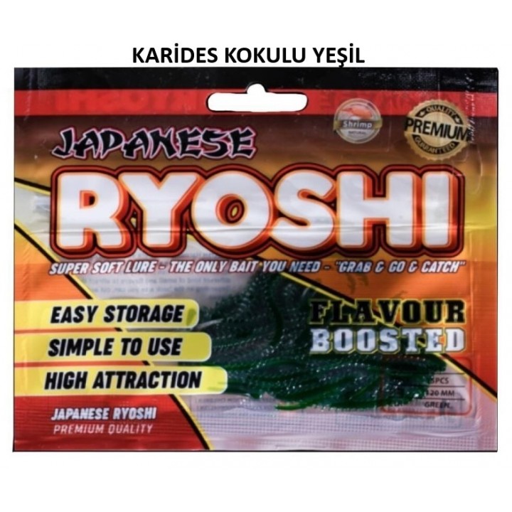 Japanese Ryoshi 12cm - Isome Etkili Kokulu LRF Silikonu 