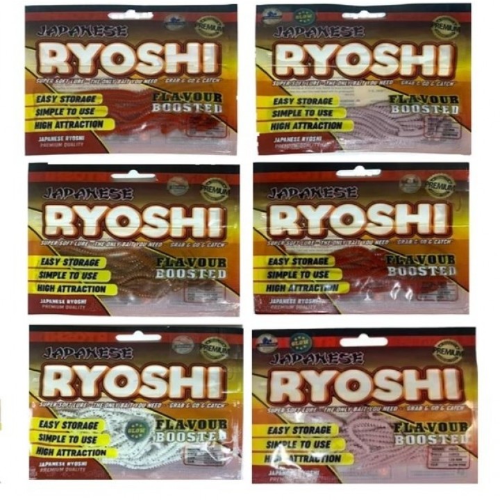 Japanese Ryoshi 12cm - Isome Etkili Kokulu LRF Silikonu 