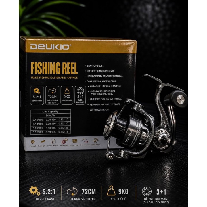 Deukio lexa 3000 spin olta makinesi