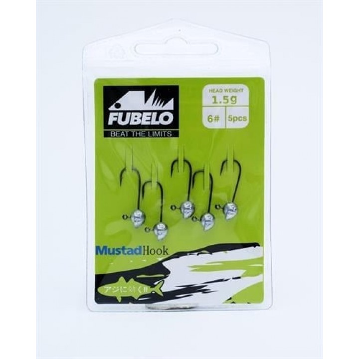 Fubelo Sharp Head 1,5 Gram 5Li Jig Head