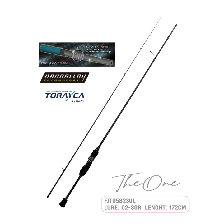 Fujin Fujin TheOne 172cm 02-3gr LRF Kamışı 582SUL