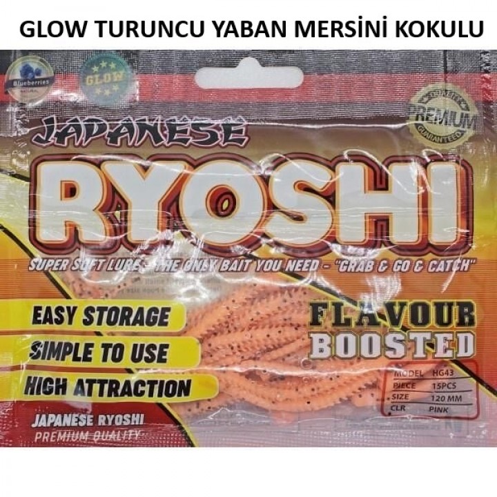 Japanese Ryoshi 12cm - Isome Etkili Kokulu LRF Silikonu 