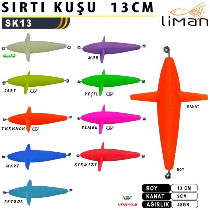 Sırtı Kuşu 13 cm 